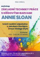 Workshop: Základní techniky práce s křídovými barvami Annie Sloan.  1